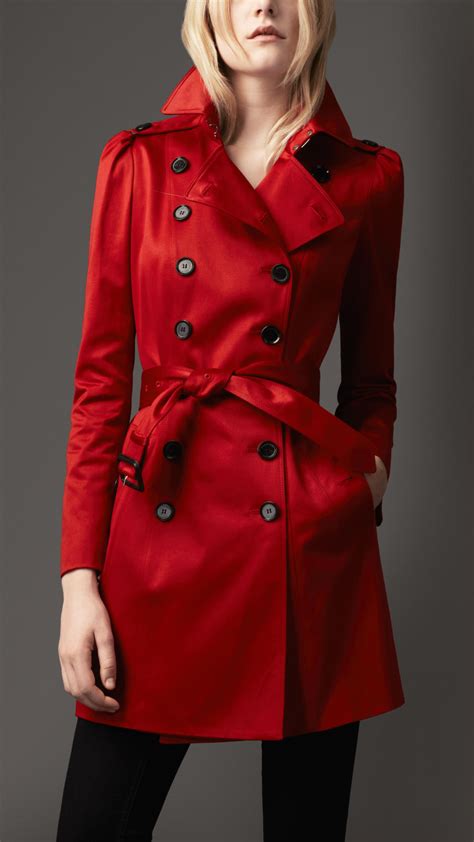 burberry satin sleeves trench coat|burberry trench coats damen.